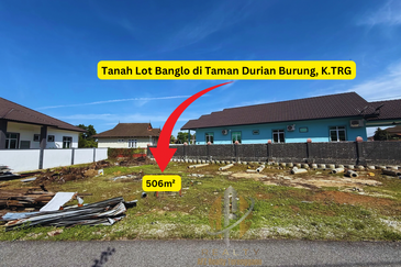 Tanah Lot Banglo bersaiz 506m²  di Taman Durian Burung, Kubang Parit, Terengganu
