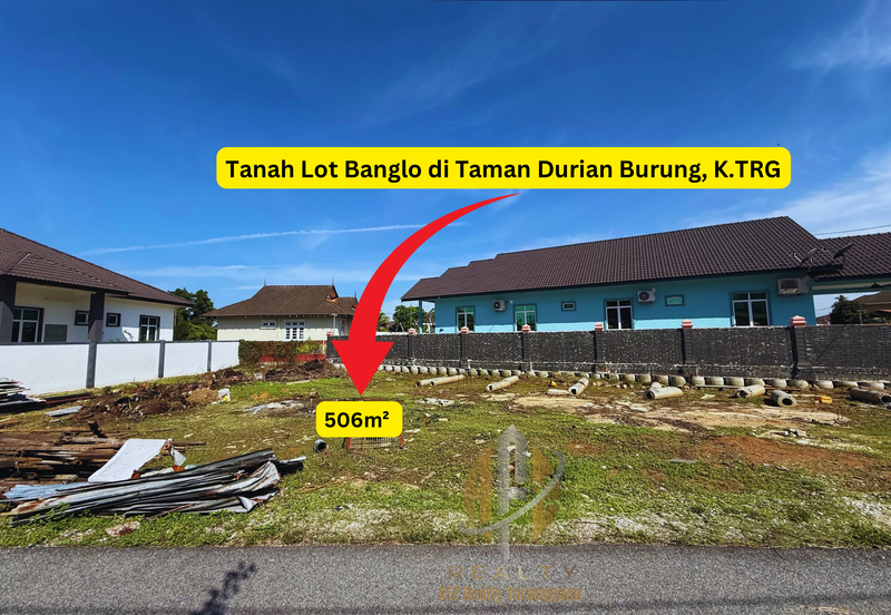 Tanah Lot Banglo bersaiz 506m²  di Taman Durian Burung, Kubang Parit, Terengganu