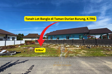 Tanah Lot Banglo bersaiz 506m²  di Taman Durian Burung, Kubang Parit, Terengganu