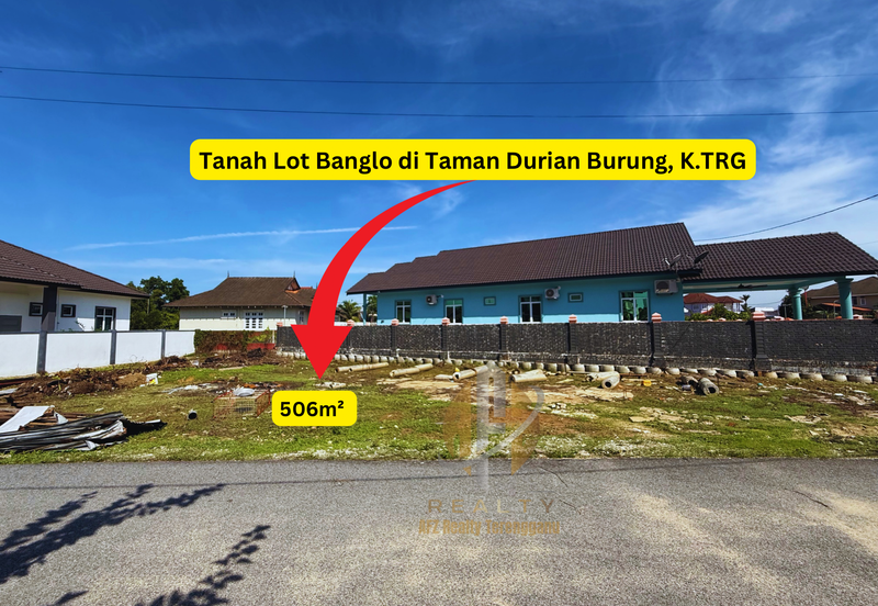Tanah Lot Banglo bersaiz 506m²  di Taman Durian Burung, Kubang Parit, Terengganu