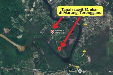Tanah sawit 31 ekar di Marang, Terengganu
