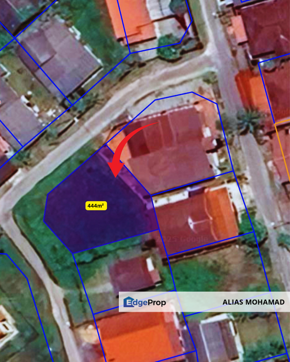 [CORNER LOT]Tanah Lot Banglo bersaiz 444m²  di Tok Adis, Kuala Ibai, Kuala Terengganu berdekatan MYDIN Kuala Ibai, Terengganu, Kuala Terengganu