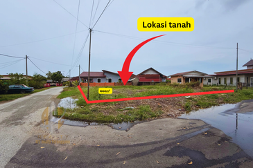[CORNER LOT]Tanah Lot Banglo bersaiz 444m²  di Tok Adis, Kuala Ibai, Kuala Terengganu berdekatan MYDIN Kuala Ibai
