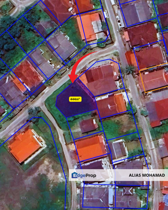 [CORNER LOT]Tanah Lot Banglo bersaiz 444m²  di Tok Adis, Kuala Ibai, Kuala Terengganu berdekatan MYDIN Kuala Ibai, Terengganu, Kuala Terengganu