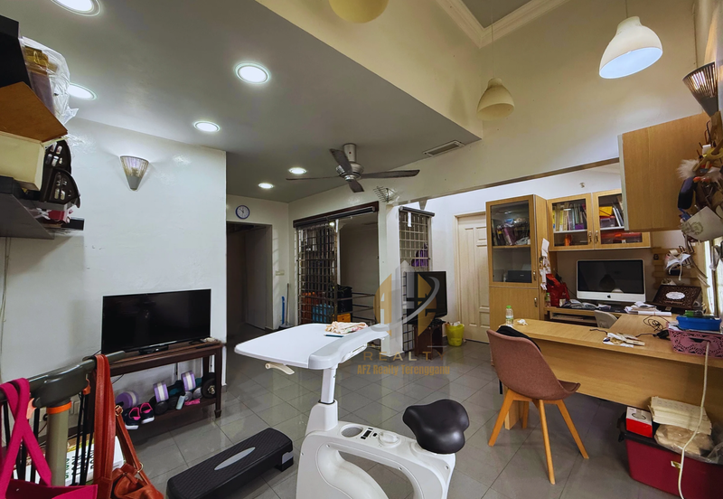 [𝐅𝐔𝐋𝐋𝐘 𝐑𝐄𝐍𝐎𝐕𝐀𝐓𝐄𝐃 & 𝐅𝐔𝐋𝐋𝐘 𝐅𝐔𝐑𝐍𝐈𝐒𝐇𝐄𝐃] Banglo Mewah 3 Tingkat berkonsepkan English di KTGR, Kuala Nerus mengadap tasik