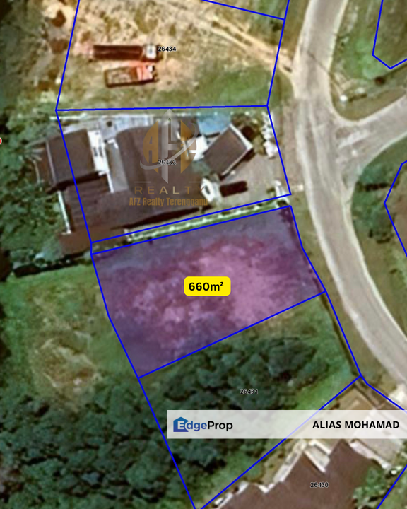 Tanah Lot Banglo bersaiz 660m²  di Kuala Terengganu Golf Resort (KTGR), Tok Jembal, Terengganu mangadap Tasik & Padang Golf, Terengganu, 