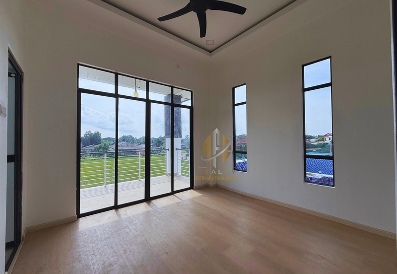 Rumah Banglo Moden 2 Tingkat dengan Kolam Renang di Kg. Durian Burung, Kuala Terengganu