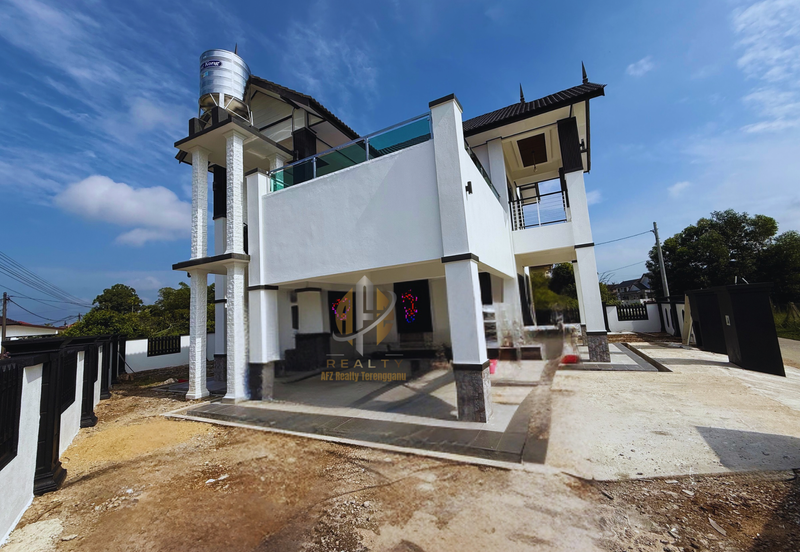 Rumah Banglo Moden 2 Tingkat dengan Kolam Renang di Kg. Durian Burung, Kuala Terengganu