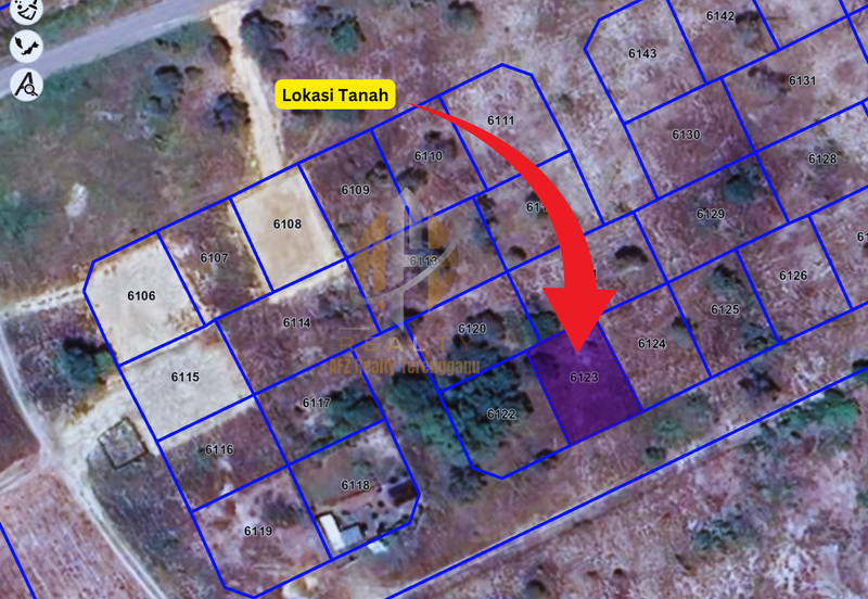 Lot Banglo bersaiz 344m²  di Pulau Kerengga, Marang, Terengganu berdekatan Asrama PERKAYA & Penjara Marang