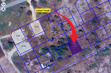 Lot Banglo bersaiz 344m²  di Pulau Kerengga, Marang, Terengganu berdekatan Asrama PERKAYA & Penjara Marang