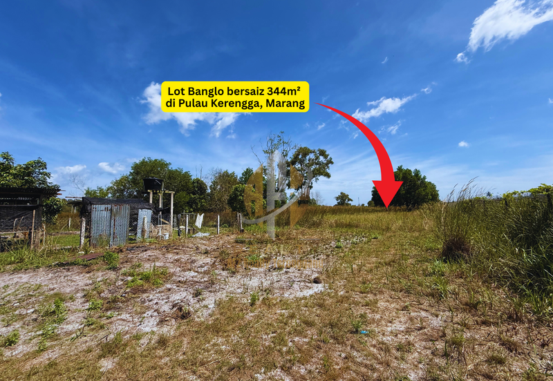 Lot Banglo bersaiz 344m²  di Pulau Kerengga, Marang, Terengganu berdekatan Asrama PERKAYA & Penjara Marang
