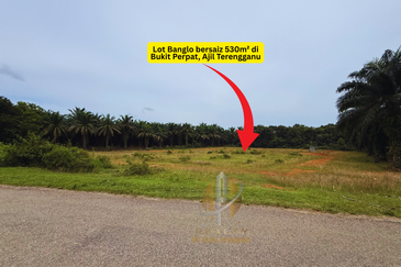 Lot Banglo bersaiz 530m²  di Kg. Bukit Perpat, Ajil, Terengganu