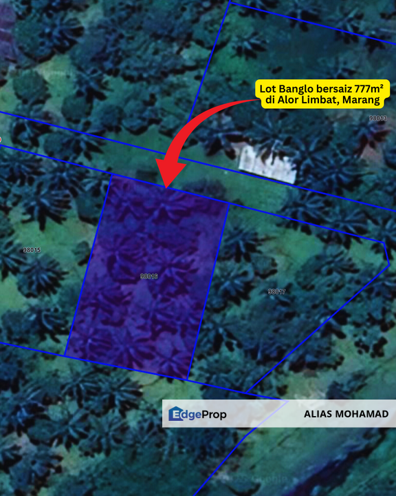 Lot Banglo bersaiz 777m²  di Kg. Alor Limbat, Marang, Terengganu, Terengganu, Marang