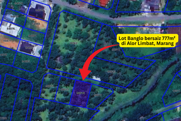 Lot Banglo bersaiz 777m²  di Kg. Alor Limbat, Marang, Terengganu