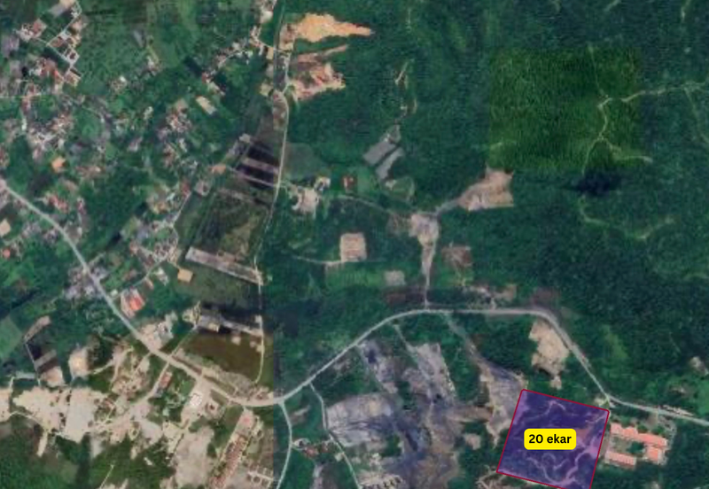Tanah Komersial bersaiz 20 ekar di Bukit Kor, Terengganu