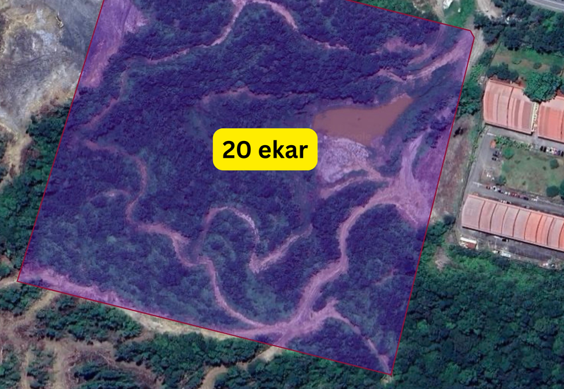 Tanah Komersial bersaiz 20 ekar di Bukit Kor, Terengganu