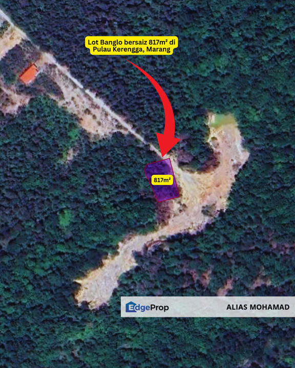 Lot Banglo bersaiz 817m²  di Kg. Pulau Kerengga, Marang, Terengganu, Terengganu, Marang