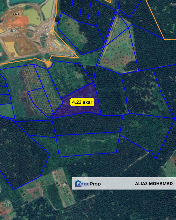 Tanah sawit 4.23 ekar di Bukit Diman, Ajil, Terengganu, Terengganu, Ajil