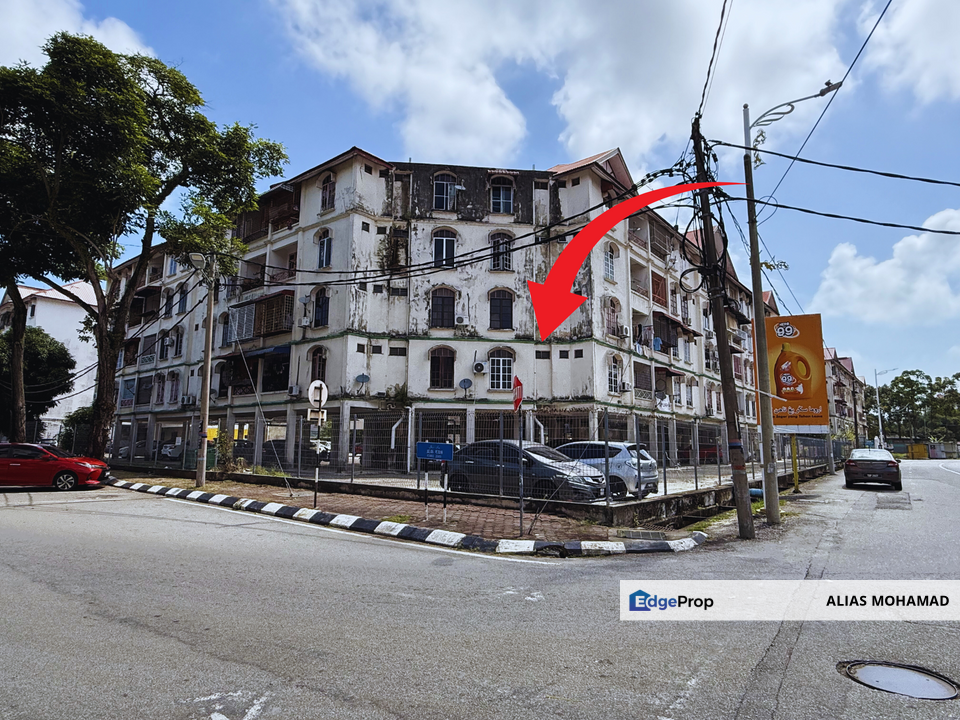 Rumah corner lot di Tingkat 1 Flat Seri Kolam, Kuala Terengganu, Terengganu, Terengganu, Kuala Terengganu