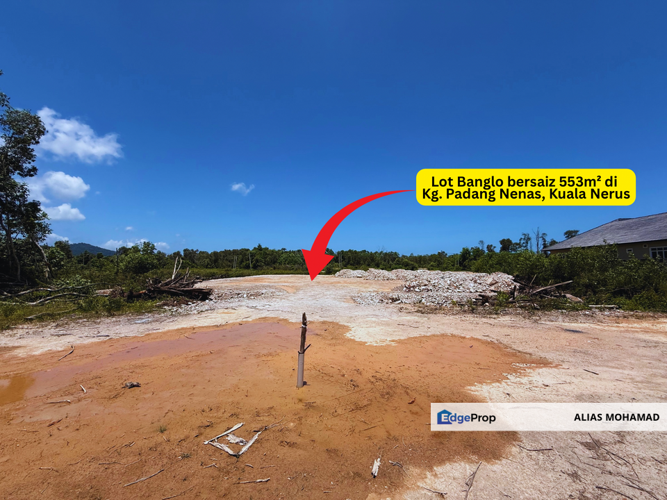 Lot Banglo bersaiz 553m² di Kg. Padang Nenas, Kuala Nerus, Terengganu, Terengganu, 