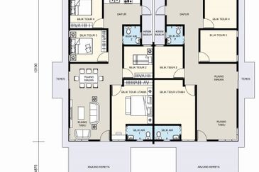 𝐑𝐔𝐌𝐀𝐇 𝐁𝐀𝐍𝐆𝐋𝐎 &  𝐒𝐄𝐌𝐈-𝐃 𝐒𝐄𝐓𝐈𝐍𝐆𝐊𝐀𝐓 𝐄𝐊𝐒𝐊𝐋𝐔𝐒𝐈𝐅 𝐌𝐄𝐖𝐀𝐇 & 𝐌𝐎𝐃𝐄𝐍 𝐃𝐈 𝐖𝐀𝐊𝐀𝐅 𝐓𝐀𝐏𝐀𝐈, 𝐌𝐀𝐑𝐀𝐍𝐆