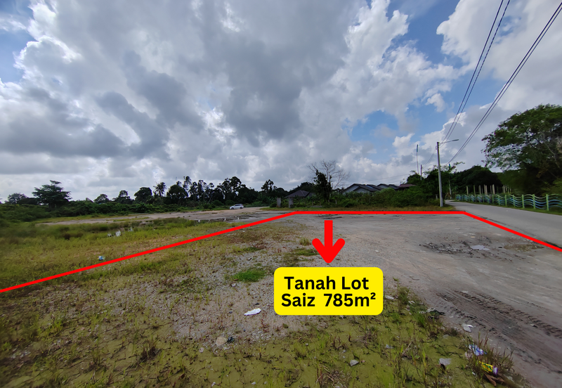 2 Tanah Lot Bersaiz 2868m² & 785m² di Kg. Segading, Gelugor Kedai, Kuala Terengganu tepi jalan