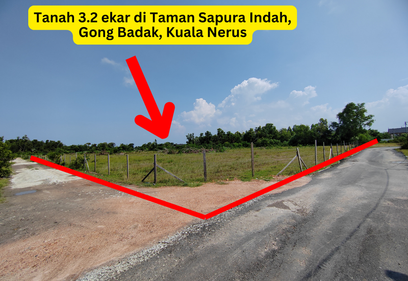 𝐓𝐚𝐧𝐚𝐡 𝐁𝐚𝐧𝐠𝐮𝐧𝐚𝐧 𝟑.𝟐 𝐞𝐤𝐚𝐫 𝐝𝐢 𝐓𝐚𝐦𝐚𝐧 𝐒𝐚𝐩𝐮𝐫𝐚 𝐈𝐧𝐝𝐚𝐡, 𝐆𝐨𝐧𝐠 𝐁𝐚𝐝𝐚𝐤, 𝐊𝐮𝐚𝐥𝐚 𝐍𝐞𝐫𝐮𝐬, 𝐓𝐞𝐫𝐞𝐧𝐠𝐠𝐚𝐧𝐮