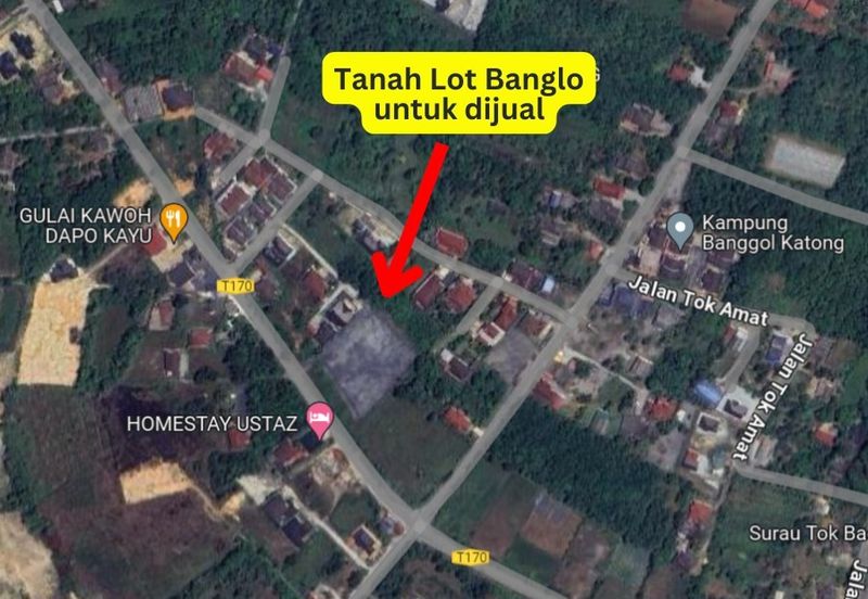 𝐓𝐚𝐧𝐚𝐡 𝐋𝐨𝐭 𝐁𝐚𝐧𝐠𝐥𝐨 𝐛𝐞𝐫𝐬𝐚𝐢𝐳  𝟑𝟗𝟎𝐦² 𝐝𝐢 𝐊𝐠. 𝐁𝐚𝐧𝐠𝐠𝐨𝐥 𝐊𝐚𝐭𝐨𝐧𝐠, 𝐒𝐞𝐫𝐚𝐝𝐚, 𝐊𝐮𝐚𝐥𝐚 𝐓𝐞𝐫𝐞𝐧𝐠𝐠𝐚𝐧𝐮