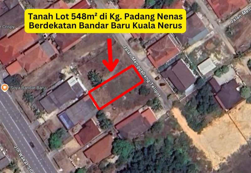 [𝐓𝐀𝐍𝐀𝐇 𝐆𝐑𝐄𝐃 𝐀]𝐓𝐚𝐧𝐚𝐡 𝐋𝐨𝐭 𝐁𝐚𝐧𝐠𝐥𝐨 𝐛𝐞𝐫𝐬𝐚𝐢𝐳  𝟓𝟒𝟖𝐦² 𝐝𝐢 𝐊𝐠. 𝐏𝐚𝐝𝐚𝐧𝐠 𝐍𝐞𝐧𝐚𝐬, 𝐊𝐮𝐚𝐥𝐚 𝐍𝐞𝐫𝐮𝐬