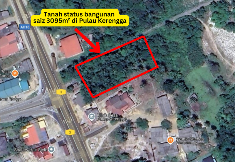 [𝐆𝐑𝐄𝐃 𝐀]𝐓𝐚𝐧𝐚𝐡 𝐛𝐞𝐫𝐬𝐭𝐚𝐭𝐮𝐬 𝐁𝐚𝐧𝐠𝐮𝐧𝐚𝐧 𝐬𝐚𝐢𝐳 𝟑𝟎𝟗𝟓𝐦² 𝐝𝐢 𝐏𝐮𝐥𝐚𝐮 𝐊𝐞𝐫𝐞𝐧𝐠𝐠𝐚, 𝐌𝐚𝐫𝐚𝐧𝐠 𝐓𝐞𝐫𝐞𝐧𝐠𝐠𝐚𝐧𝐮