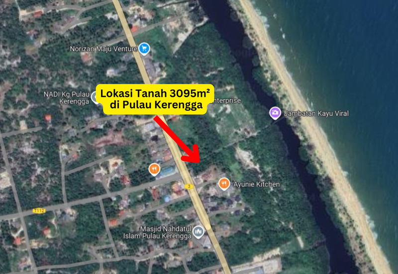 [𝐆𝐑𝐄𝐃 𝐀]𝐓𝐚𝐧𝐚𝐡 𝐛𝐞𝐫𝐬𝐭𝐚𝐭𝐮𝐬 𝐁𝐚𝐧𝐠𝐮𝐧𝐚𝐧 𝐬𝐚𝐢𝐳 𝟑𝟎𝟗𝟓𝐦² 𝐝𝐢 𝐏𝐮𝐥𝐚𝐮 𝐊𝐞𝐫𝐞𝐧𝐠𝐠𝐚, 𝐌𝐚𝐫𝐚𝐧𝐠 𝐓𝐞𝐫𝐞𝐧𝐠𝐠𝐚𝐧𝐮