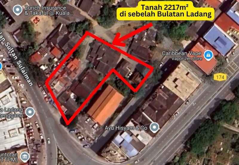 𝐓𝐚𝐧𝐚𝐡 𝐊𝐨𝐦𝐞𝐫𝐬𝐢𝐚𝐥 𝐬𝐚𝐢𝐳 𝟐𝟐𝟏𝟕𝐦² 𝐬𝐞𝐛𝐞𝐥𝐚𝐡 𝐁𝐮𝐥𝐚𝐭𝐚𝐧 𝐋𝐚𝐝𝐚𝐧𝐠 𝐝𝐢 𝐓𝐞𝐧𝐠𝐚𝐡 𝐏𝐮𝐬𝐚𝐭 𝐁𝐚𝐧𝐝𝐚𝐫 𝐊.𝐓𝐑𝐆