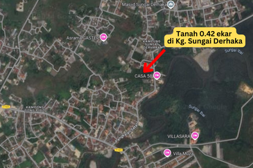 Tanah syarat Bangunan 0.42 ekar Di Kg Sungai Derhaka, Kuala Terengganu