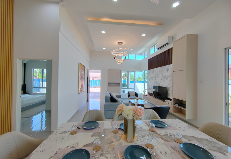 RUMAH BANGLO &  SEMI-D SETINGKAT EKSLUSIF MEWAH & MODEN DI WAKAF TAPAI, MARANG SEBELAH AKADEMI BOMBA & IKBN WAKAF TAPAI