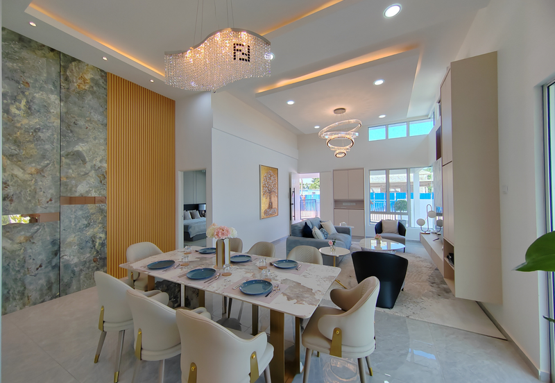 RUMAH BANGLO &  SEMI-D SETINGKAT EKSLUSIF MEWAH & MODEN DI WAKAF TAPAI, MARANG SEBELAH AKADEMI BOMBA & IKBN WAKAF TAPAI