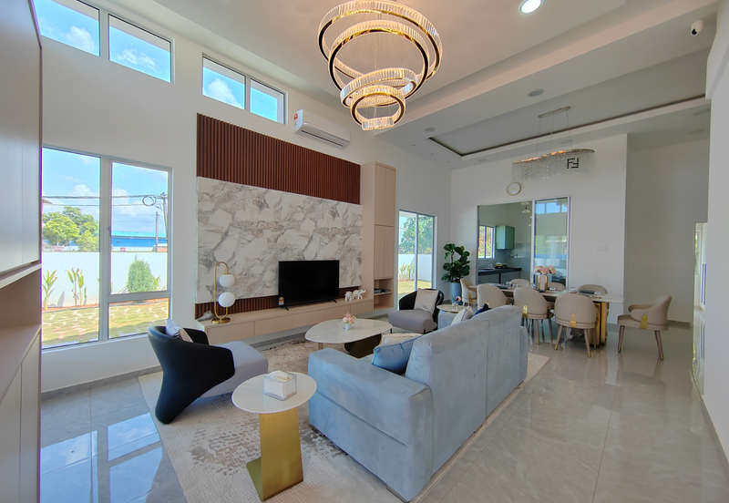 RUMAH BANGLO &  SEMI-D SETINGKAT EKSLUSIF MEWAH & MODEN DI WAKAF TAPAI, MARANG SEBELAH AKADEMI BOMBA & IKBN WAKAF TAPAI