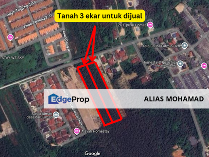 [Gred A] Tanah 3.17 ekar Di Kg Banggol Tok Jiring, Gong Badak, Terengganu berdekatan Airport, Terengganu, 