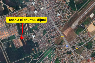 [Gred A] Tanah 3.17 ekar Di Kg Banggol Tok Jiring, Gong Badak, Terengganu berdekatan Airport