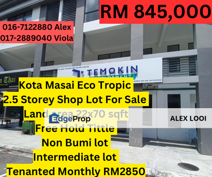 Eco tropics kota masai, Johor, Pasir Gudang