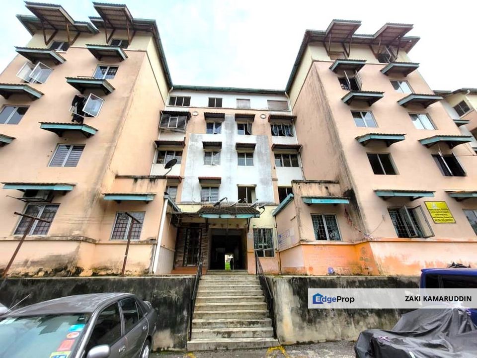 Tingkat 1 Facing open Apt Anggerik Taman Bunga Raya for Sale @RM120,000 ...