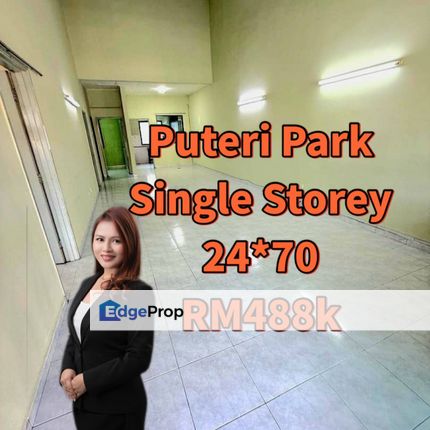 Puteri Park Single Storey House Sale Johor Bahru , Johor, Ulu Tiram