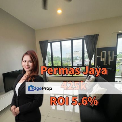 Permas Jaya Apartment Sale High Roi Johor Bahru Near Ciq , Johor, Permas Jaya/Senibong