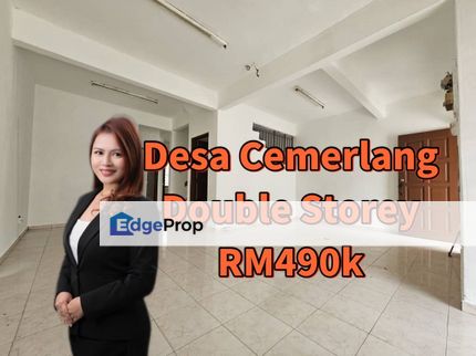 Jalan Lanjut Desa Cemerlang Johor Bahru Double Storey House Sale , Johor, Ulu Tiram