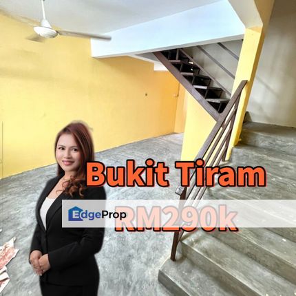 Bukit Tiram Double Storey Low Cost House Sale Johor Bahru , Johor, Ulu Tiram