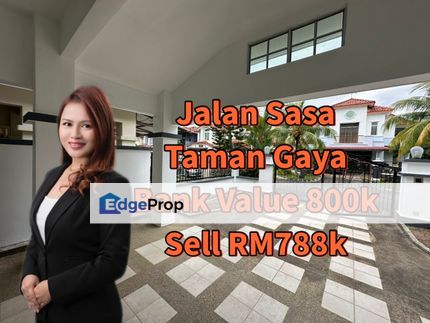 Jalan Sasa Taman Gaya Double Storey House Sale Johor Bahru, Johor, Ulu Tiram