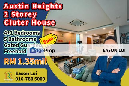 For Sale / Austin Heights / Kiara 2 / Double Storey Cluster House / Renovated with Approval, Johor, Johor Bahru