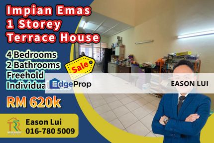 For Sale / Impian Emas / Single Storey Terrace House / Freehold, Johor, Skudai