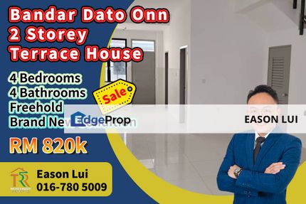 For Sale / Bandar Dato Onn / Double Storey Terrace House / Brand New Unit, Johor, Johor Bahru