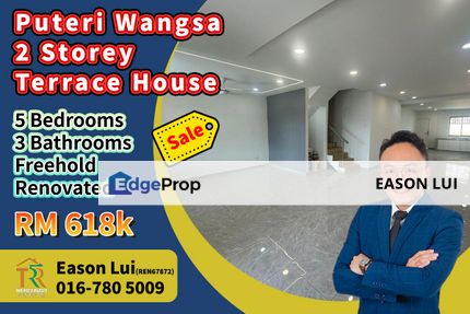 For Sale / Puteri Wangsa / Double Storey Terrace house / Renovated, Johor, Ulu Tiram