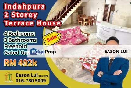 For Sale / Indahpura / Double Storey Terrace House / Gated Guarded, Johor, Kulai